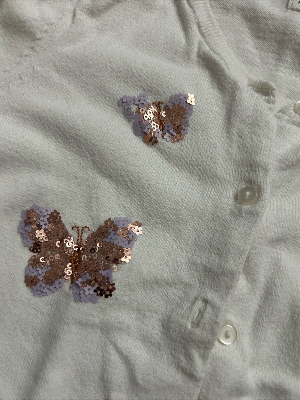 H&M White Button-Front Knit Cardigan - Picture 3 of 3
